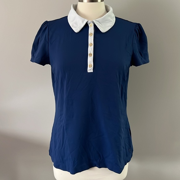 Lilly Pulitzer Tops - Lilly Pulitzer UPF 50+ Luxletic Frida Puff Sleeve Polo